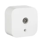 Quteo Розетка телевизионная TV наружная белая