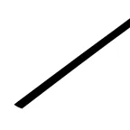 Термоусаживаемая трубка 3,5 1,75 мм, черная, упак. 50 шт. по 1 м, REXANT