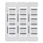 Маркировка бабочка Dкаб-4.2-7.5мм L-23мм,(9шт на пластине)