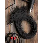 Термоусаживаемая трубка ТУТ нг 2.5/1.25 черная в отрезках по 1м PROxima