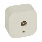 Quteo Розетка телевизионная TV наружная бежевая