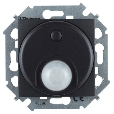 Выключатель с датчиком движения 500 Вт, 230 В, винтовой зажим, графит