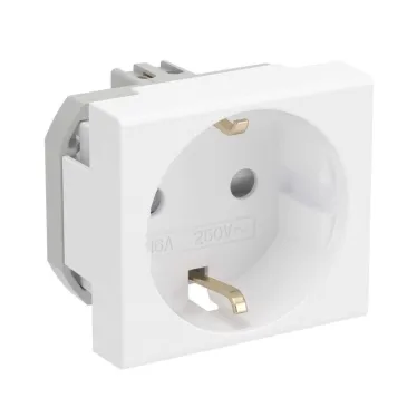VIVA Розетка силовая с заземлением белая