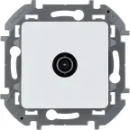 Розетка TV проходная 14 дБ 5 862 мГц INSPIRIA белая