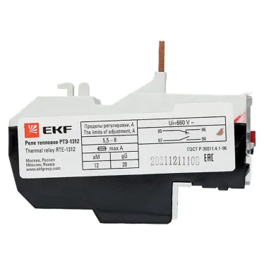Реле тепловое РТЭ-1312 5.5-8А