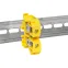 Клемма винтовая JXB-10/35мм.кв желтая