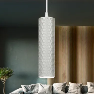 Светильник подвесной (подвес) PL20 WH MR16 GU10 потолочный цилиндр белый