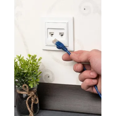 Розетка Минск RJ-45+Phone СП белая