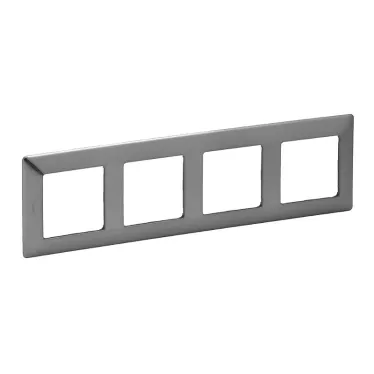 Valena LIFE Рамка 4 поста сталь универсальная