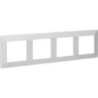 Valena LIFE Рамка 4 поста белая универсальная