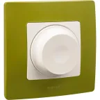 ETIKA Светорегулятор поворотный без нейтрали 300Вт белый