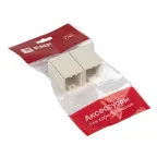 Соединитель (25х25) (4 шт) Plast PROxima белый