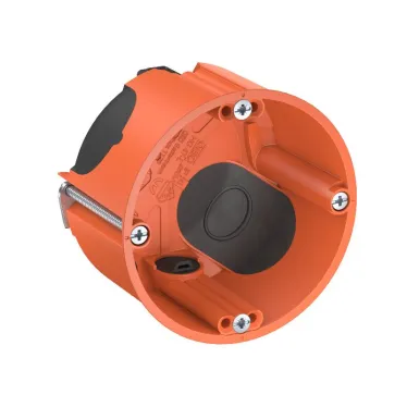 Монтажная коробка для полых стен D68 мм, H47 мм, с воздухонепроницаемыми мембран вводами