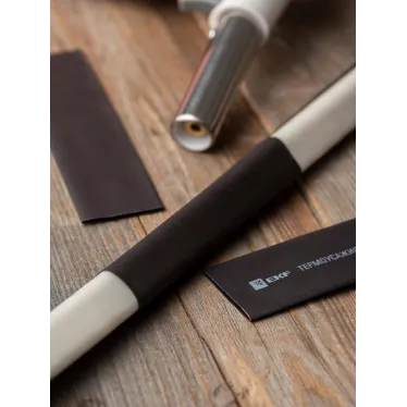 Трубка термоусаживаемая ТУТ нг 25/12,5 черная в отрезках по 1м PROxima