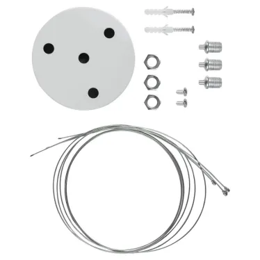 Светильник LED Geometria Quadro SPO-163-W-40K-050 50Вт 4000К 3700Лм IP40 600х80 белый подвесной драйвер внутри