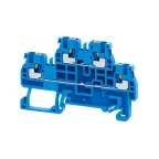 Клемма 2х-ярусная push-in 2,5 кв.мм, без перем. OptiClip CPDL-2,5-2L-I-BU-синий