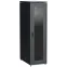 Шкаф напольный сетевой 19'' LINEA N 42U 800х1000мм стеклянная передняя дверь. задняя перфорированная черный