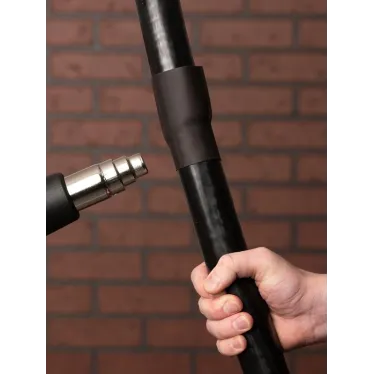 Термоусаживаемая трубка ТУТ нг 50/25 черная в отрезках по 1м PROxima