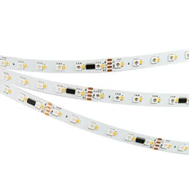 Лента герметичная SPI-P-BA120-14mm 24V RGBW-Warm-PX6-BPT (16 W/m, IP66, 5060/2835, 5m) (Arlight, бегущий огонь)