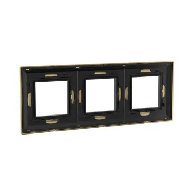 Рамка из металла, ''Avanti'', золотая, 6 модулей