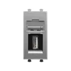 Avanti USB 2.0 розетка модульная, тип А-А, , Закаленная сталь, 1 модуль