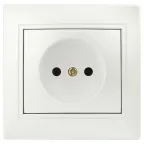 Розетка Intro Plano 1-201-06 без заземления 2P