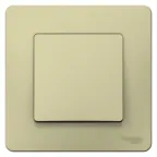 BLANCA С/У 1-клавишный ПЕРЕКЛЮЧАТЕЛЬ (cх.6), 10А, 250B, БЕЖЕВЫЙ