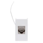 VIVA Розетка компьютерная RJ45 категория 6A 1 модуль белая