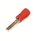 Наконечник штыревой плоский НШпИ 1.5-9 красный QUADRO (100шт) с изолированным фланцем