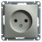 W59 Розетка без заземления без шторок, 16А, механизм, шампань