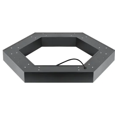 Светильник LED Geometria Hexagon SPO-123-B-40K-045 45Вт 4000K 2500Лм IP40 600*80 черный подвесной драйвер внутри