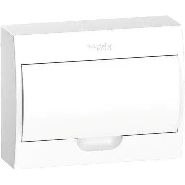 Щит распределительный накладной белый City9 (ЩРн-П-12) дверь белая на 12 модулей IP40