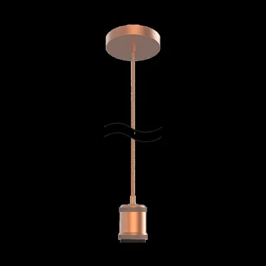 Светильник подвесной под лампу 1хE27 AC 220В Медный IP20 1000х48х80мм Алюминий Decor Gauss