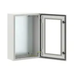 Корпус навесной STE с М/П с прозрачной дверью ВхШхГ 600x400x200 мм