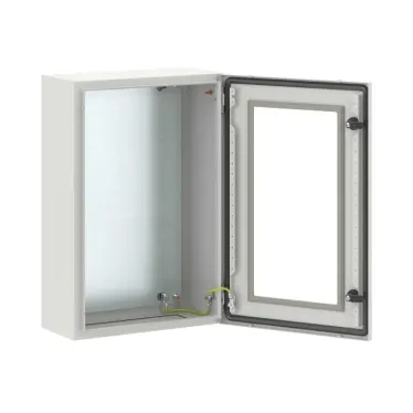 Корпус навесной STE с М/П с прозрачной дверью ВхШхГ 600x400x200 мм