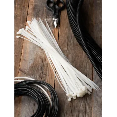 Хомут P6.6 стандартный белый 4.8x200 (100шт) FlexLock PROxima