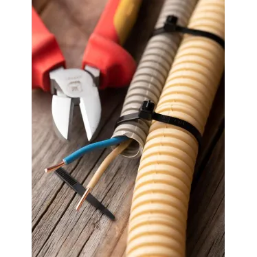 Хомут 3.6х300 черный нейлон (100шт)