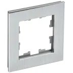 BRITE Рамка 1 пост РУ-1-1-БрА металл алюминий