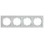 Рамка на 4 поста, СУ, Solo, белый, 4-504-01