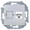 Розетка телефонная RJ11, винтовой зажим, алюминий