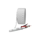 Кабель для аналогового видеонаблюдения ЭРА K-0.75-PVC КВК-В-2 +2x0.75 мм кв. бухта 200 метров. белый