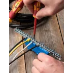 Шина N 63.24 (DIN изолятор) никель