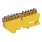 Шина PE земля на DIN-изоляторах ШНИ-6х9-16-Д-Ж