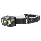 Фонарь налобный светодиодный GB-608 на батарейках, 3xAAA, 5Вт, 7 режимов, черный