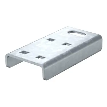 Соединительная скоба для листовых лотков 115x60x20 горячий цинк