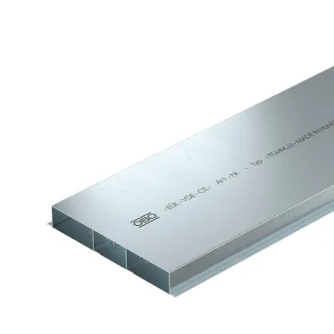 Кабельный канал для заливки в стяжку EUK 2000x250x38 мм (сталь)