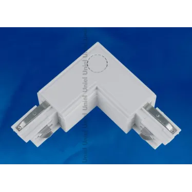 Соединитель для шинопроводов L-образный Внутренний Трехфазный серебряный UBX-A22 SILVER 1 POLYBAG