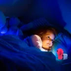 Светильник ночник розеточный 0.5 Вт Розовый IP20 с фиксированной проекцией и датчиком освещённости MOOD Gauss