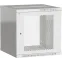 Шкаф LINEA WE 9U 600x600мм дверь перфор серый