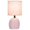 Настольная лампа Sheron 7067-501 х Е14 40 Вт керамика розовая с абажуром